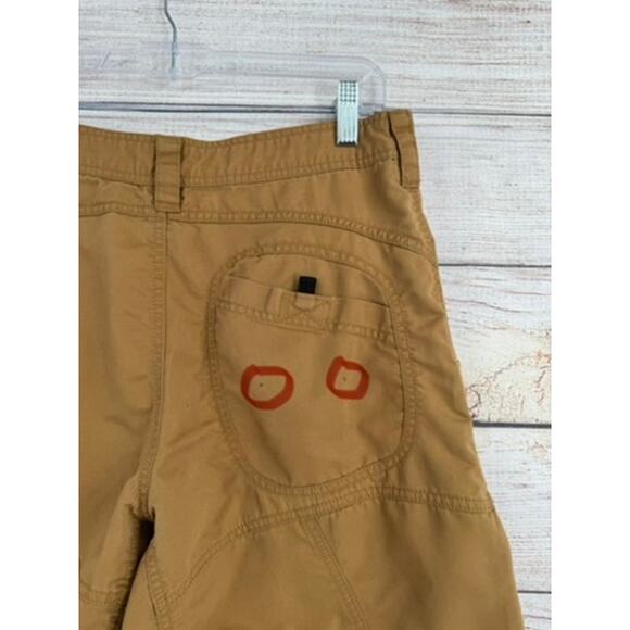 prAna Breathe Roll Tab Hem Hiking Pants Mens Small Brown Beige - Picture 7 of 12